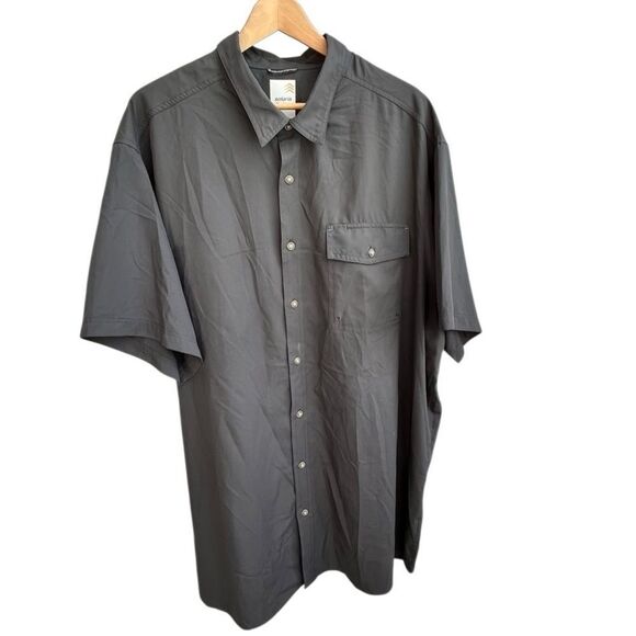 Solaris Outdoors Gray Vented Fishing Shirt - Size 3XT - Picture 3 of 13